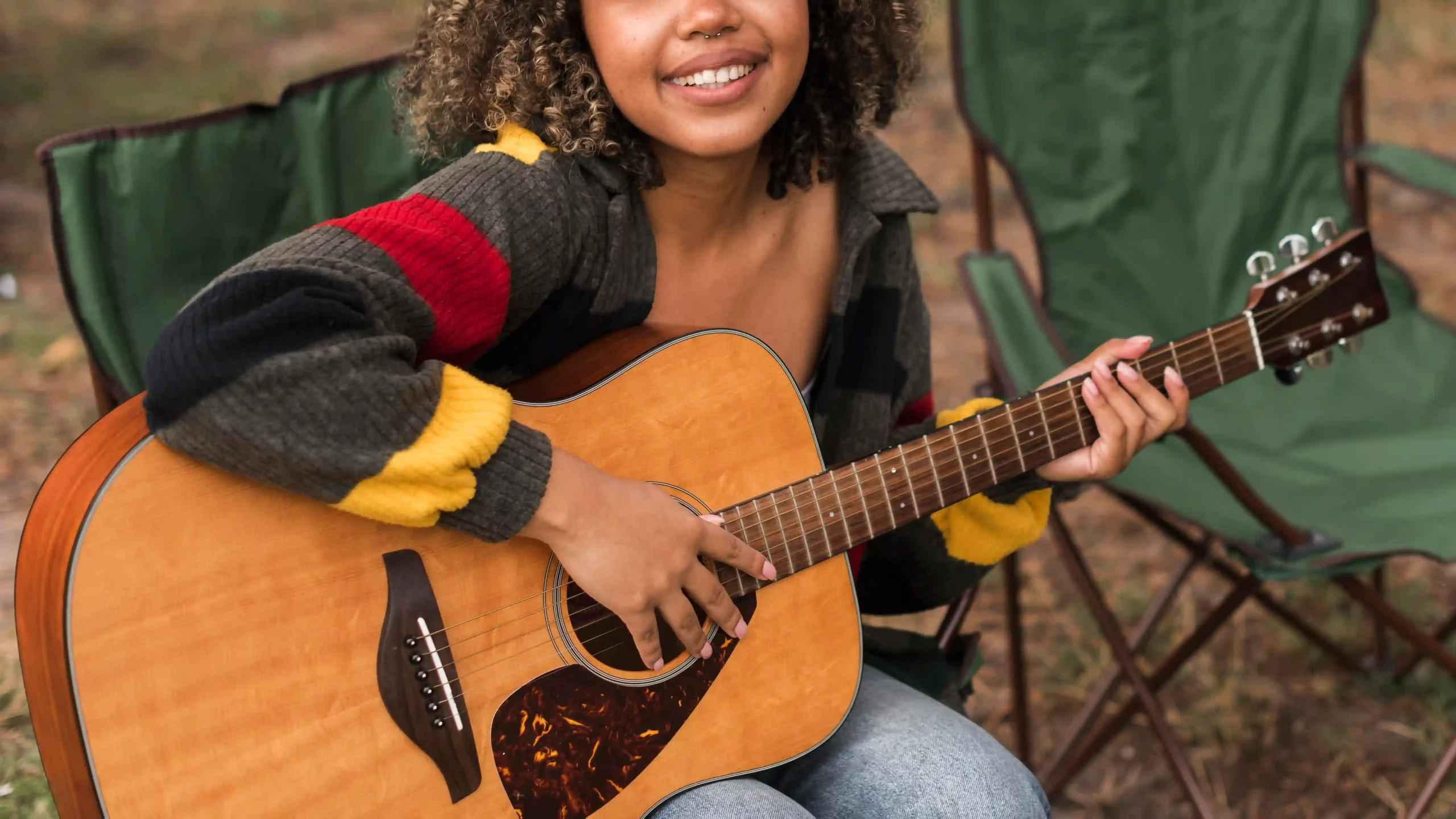 Guitar student