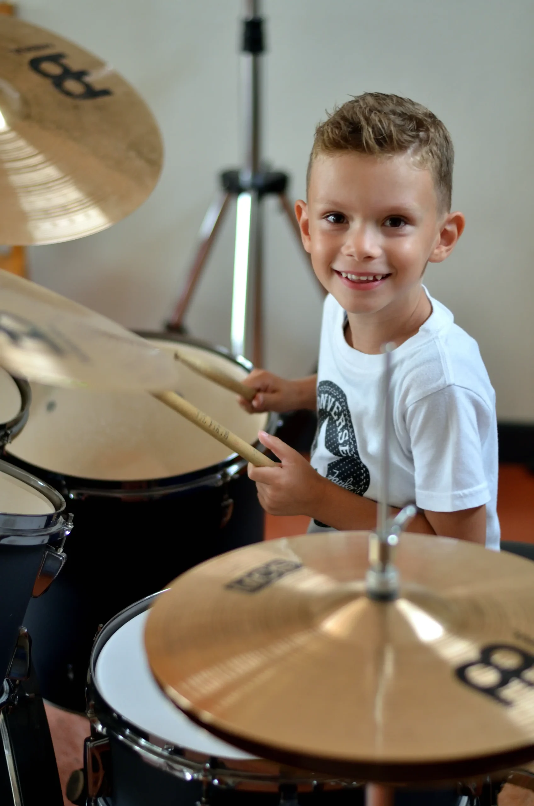 School Drum student